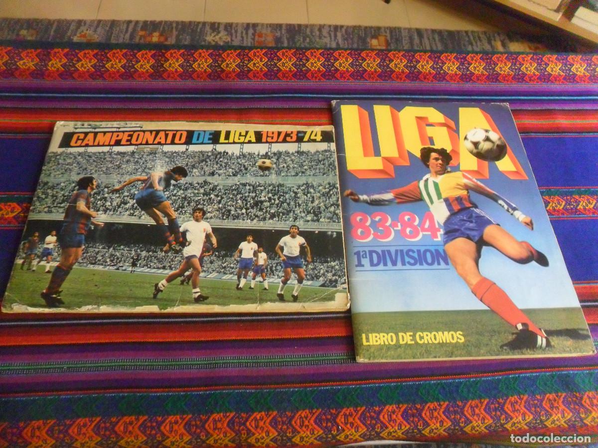 Coleccionismo deportivo: ESTE LIGA 83 84 1983 1984 INCOMPLETO MARADONA Y FHER CAMPEONATO DE 1973 1974 73 74 CRUYFF P&Oacute;STER.