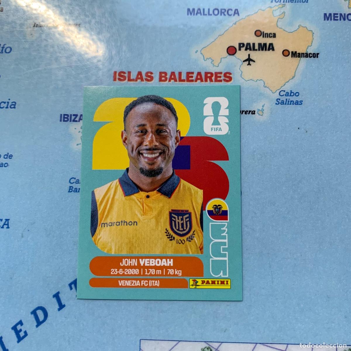 Coleccionismo deportivo: Ecuador n&uacute;mero 14 cromo panini Mundial Fifa World Cup 2026