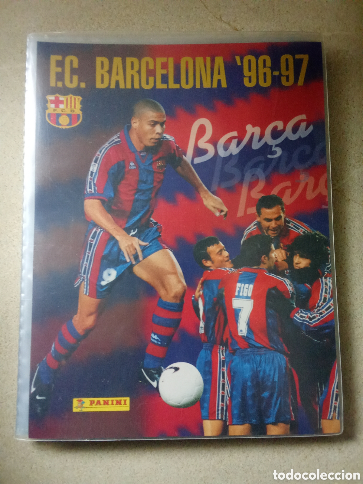 Coleccionismo deportivo: ALBUM BARCELONA CARDS PANINI 96 97