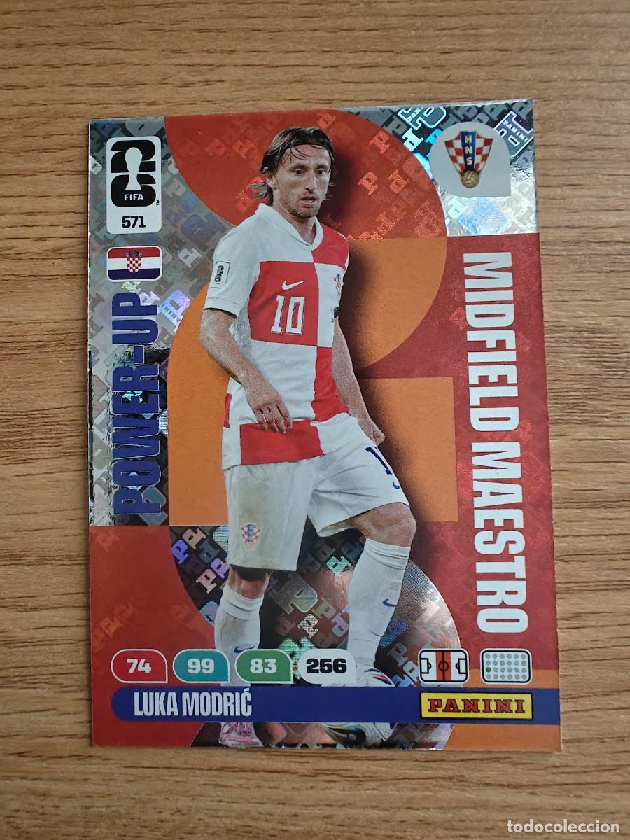 Coleccionismo deportivo: Luka Modric 571 Panini FIFA World Cup 26 Midfield Maestro Croacia Adrenalyn XL 2026