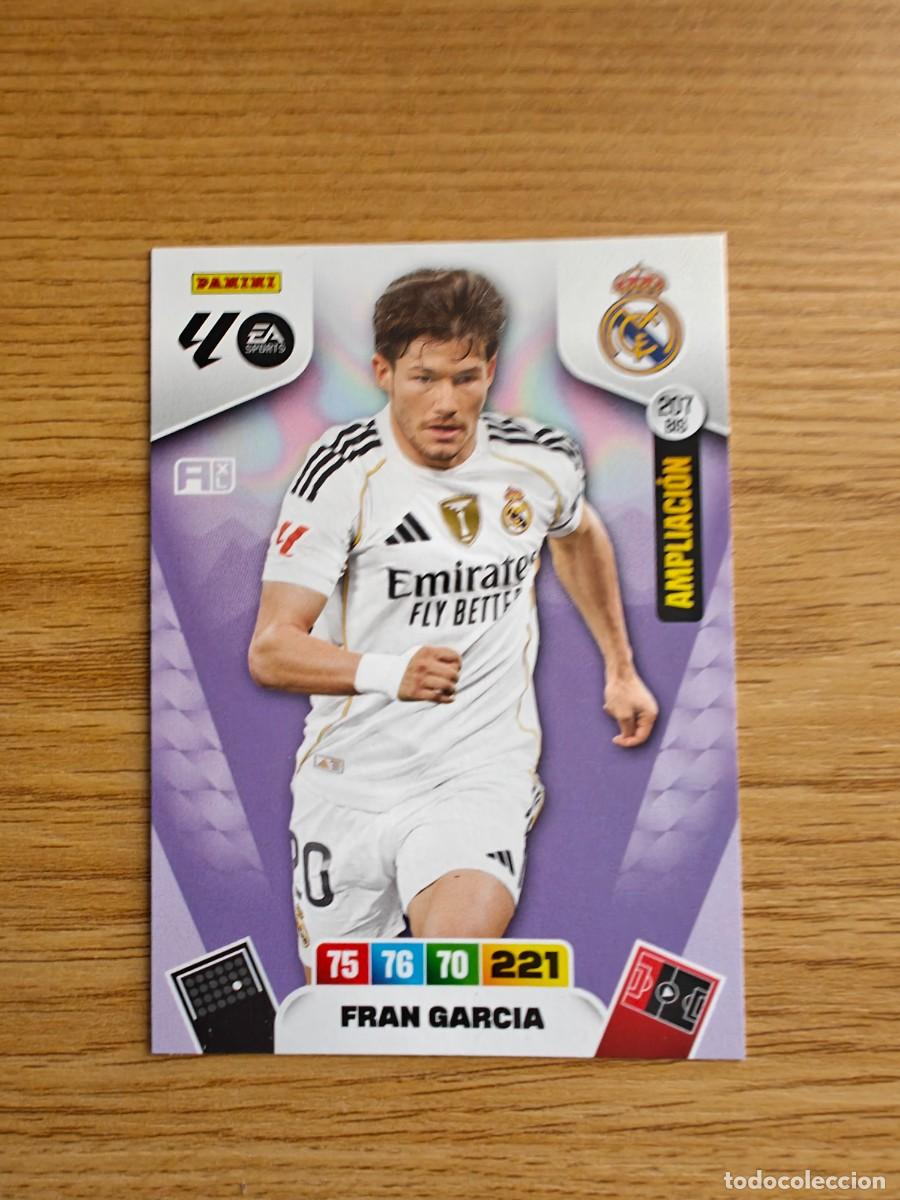 Coleccionismo deportivo: Fran Garcia 207 BIS Adrenalyn XL 25 26 Real Madrid Actualizacion 2025 2026