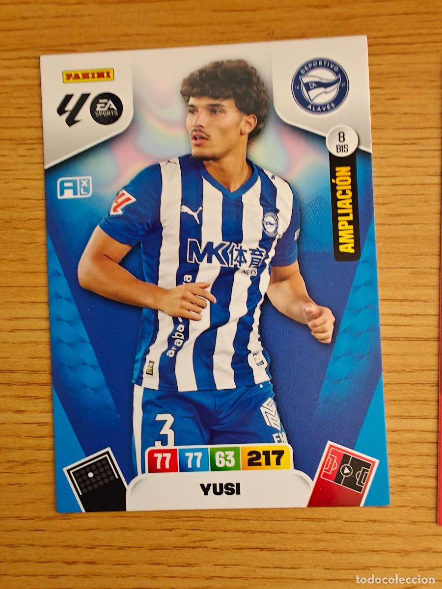 Coleccionismo deportivo: Yusi Adrenalyn XL 25 26 8 BIS Deportivo Alav&eacute;s Momentum Oro 2025 2026