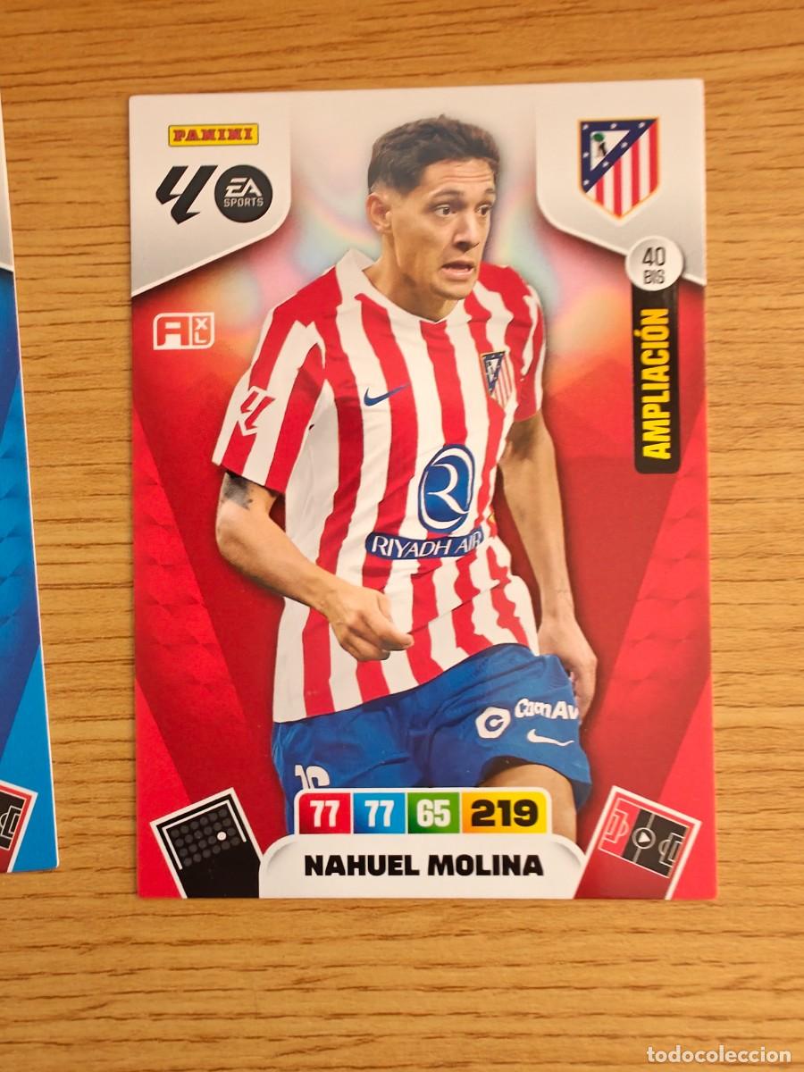 Coleccionismo deportivo: Nahuel Molina Adrenalyn XL 25 26 40 BIS Atl&eacute;tico de Madrid Momentum Oro 2025 2026