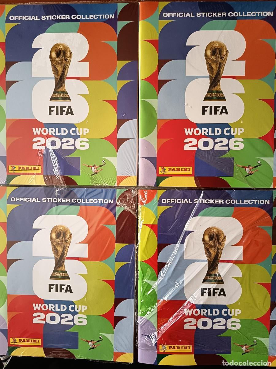 Coleccionismo deportivo: LOTE 4 &Aacute;LBUM PLANCHA VAC&Iacute;O NUEVO SPANISH EDITION - FIFA WORLD CUP MUNDIAL 2026 F&Uacute;TBOL CROMOS STICKER