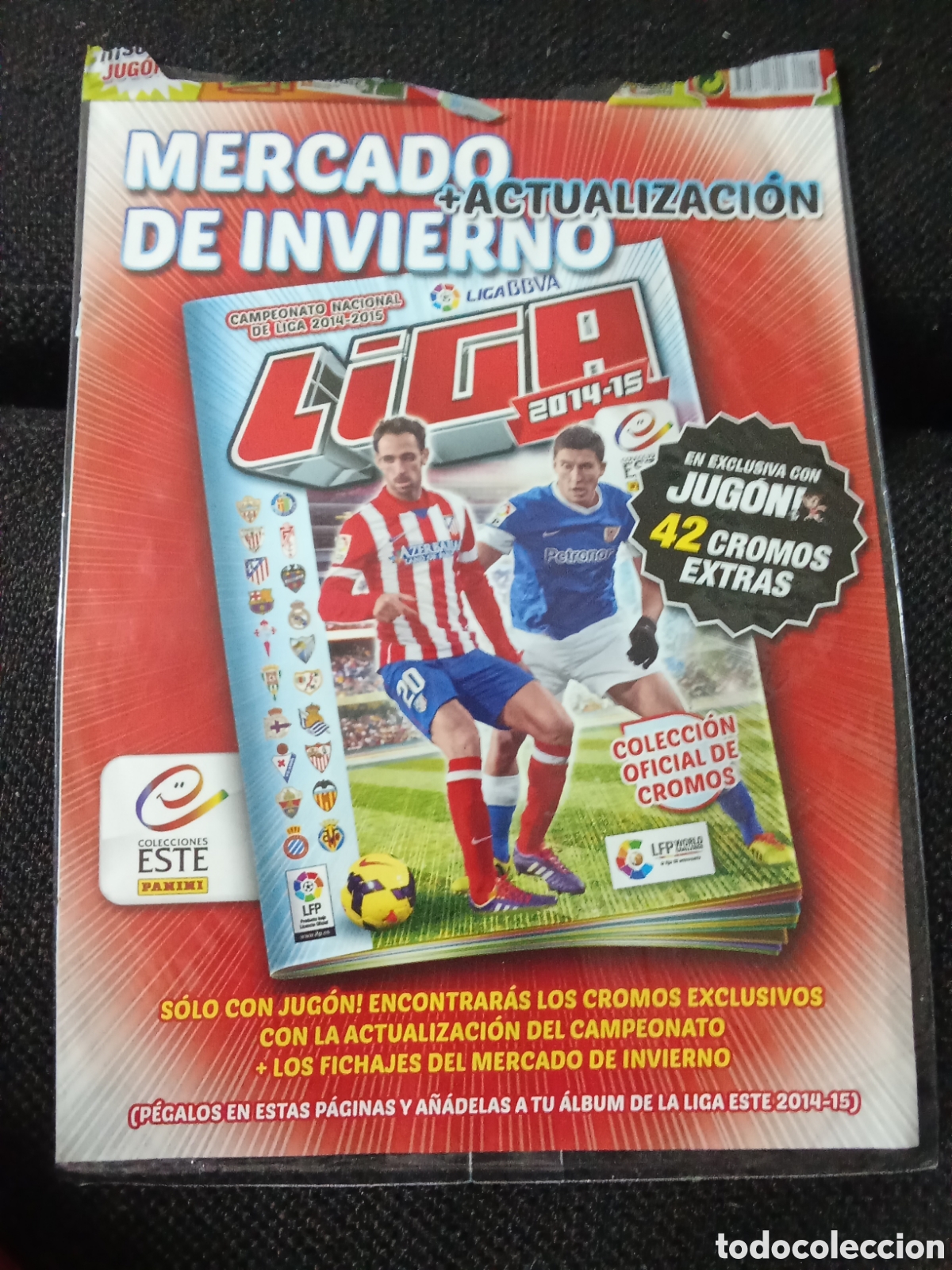 Coleccionismo deportivo: HOJAS VAC&Iacute;AS AMPLIACI&Oacute;N INVIERNO LIGA ESTE 14 15