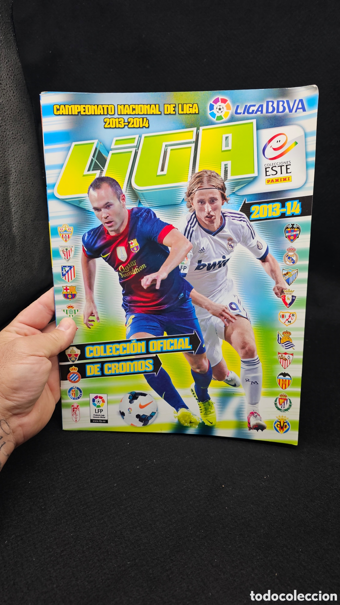 Sports collectibles: &Aacute;lbum de cromos de f&uacute;tbol a estrenar liga 2013 / 14