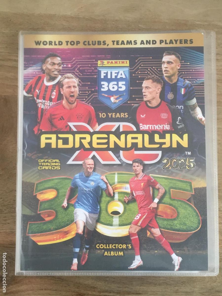 Coleccionismo deportivo: adrenalyn 365 2025 album de cromos con 355 cromos perfecto estado
