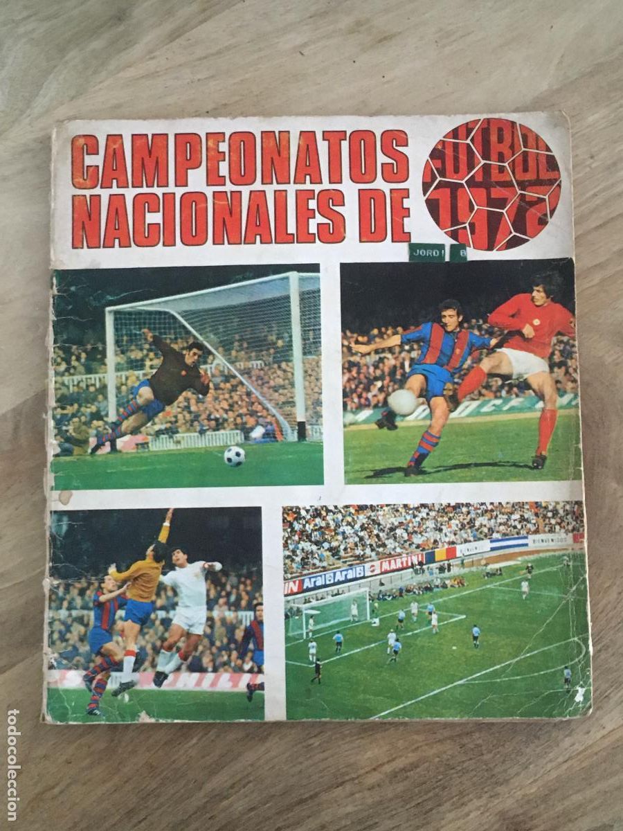 Coleccionismo deportivo: campeonatos nacionales futbol 1972 ruiz romero album de cromos incompleto