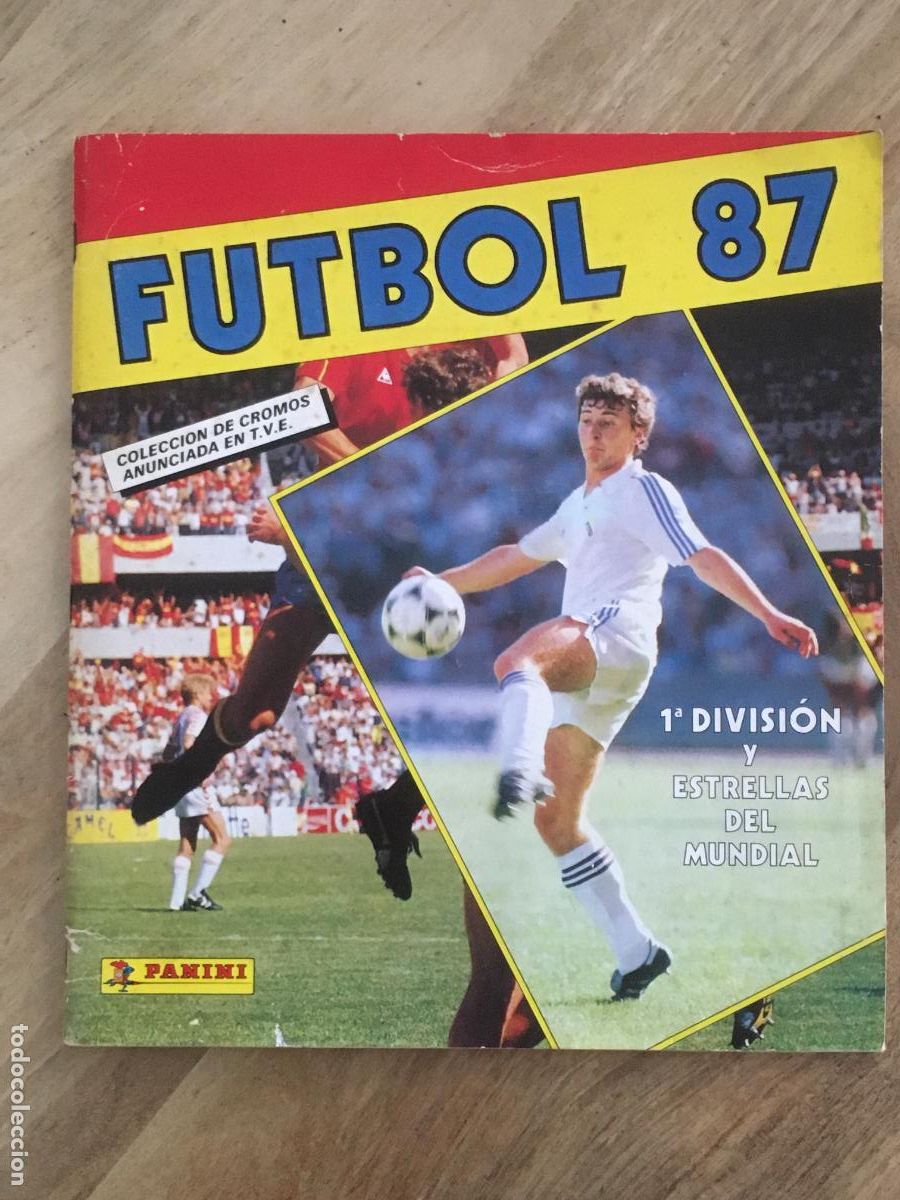 Collezionismo sportivo: futbol 87 panini album de cromos incompleto