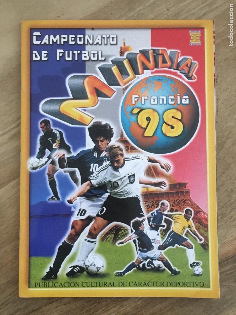 Collezionismo sportivo: francia france 98 mundial futbol 1998 album de cromos vacio plancha perfecto estado