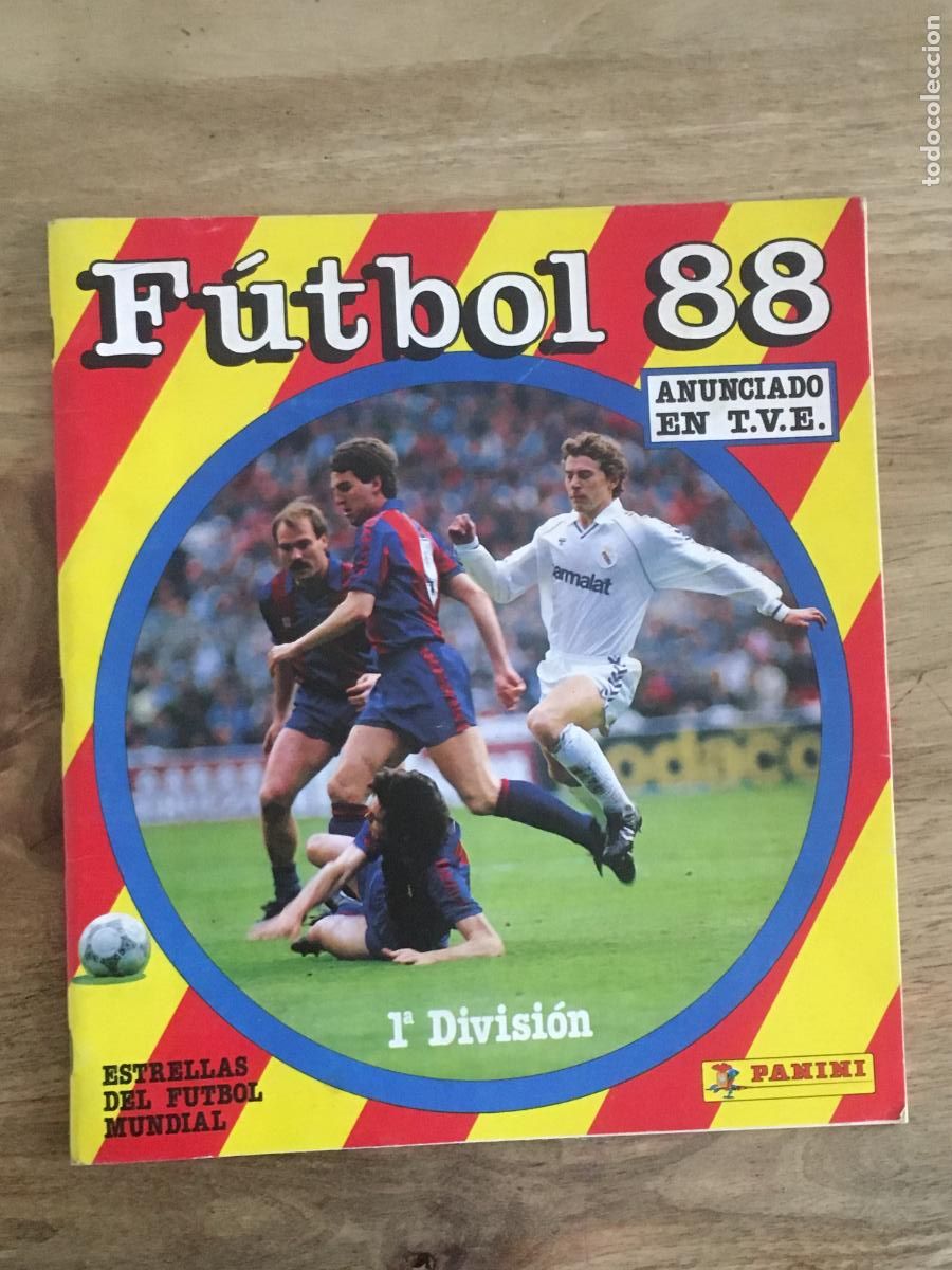 Collezionismo sportivo: futbol 88 panini album de cromos incompleto muy pocos cromos