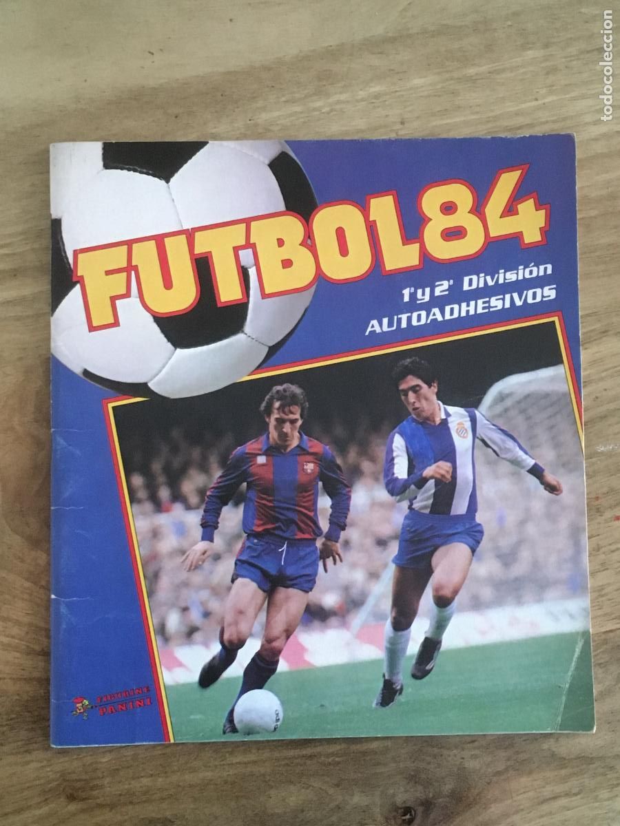 Collezionismo sportivo: futbol 84 panini album de cromos vacio muy buen estado