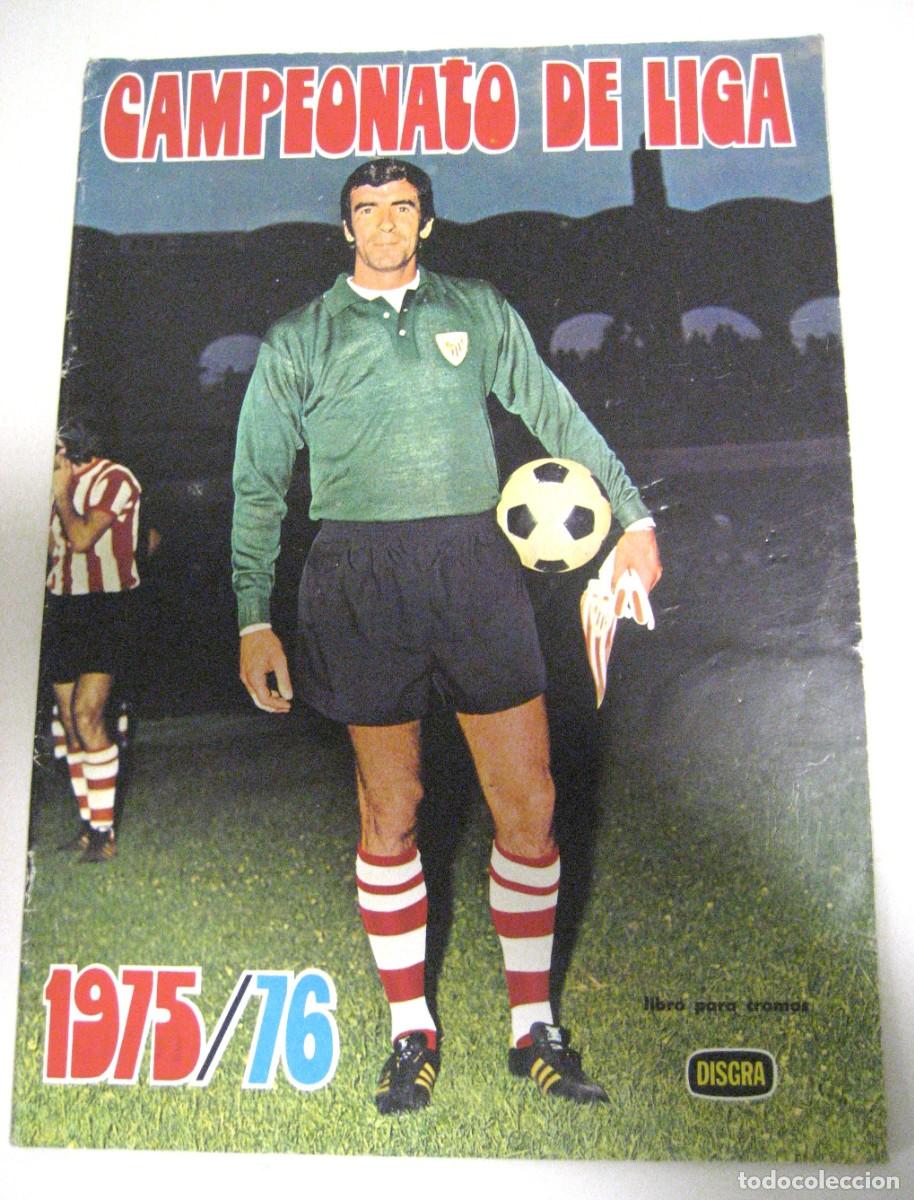Coleccionismo deportivo: ALBUM DE CROMOS DISGRA FHER 75 76. VAC&Iacute;O.