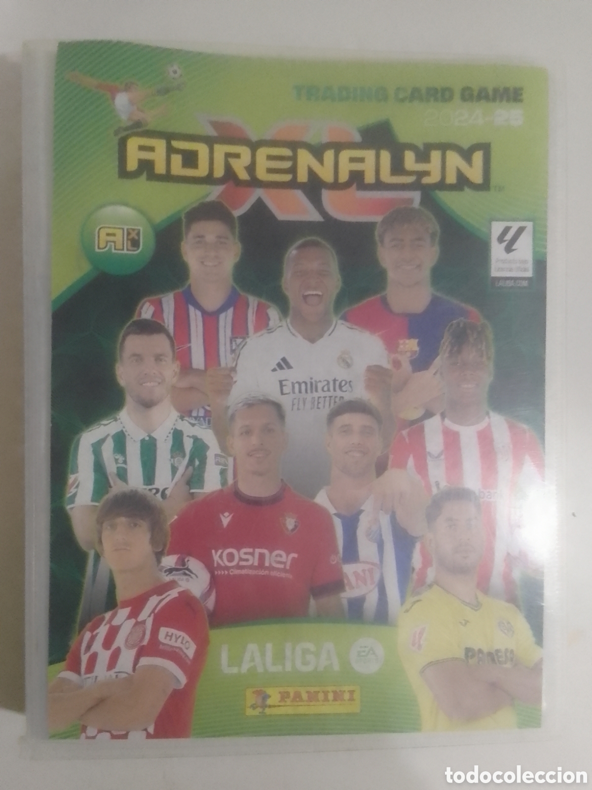 Coleccionismo deportivo: Archivador vac&iacute;o Adrenalyn XL 2024-25.