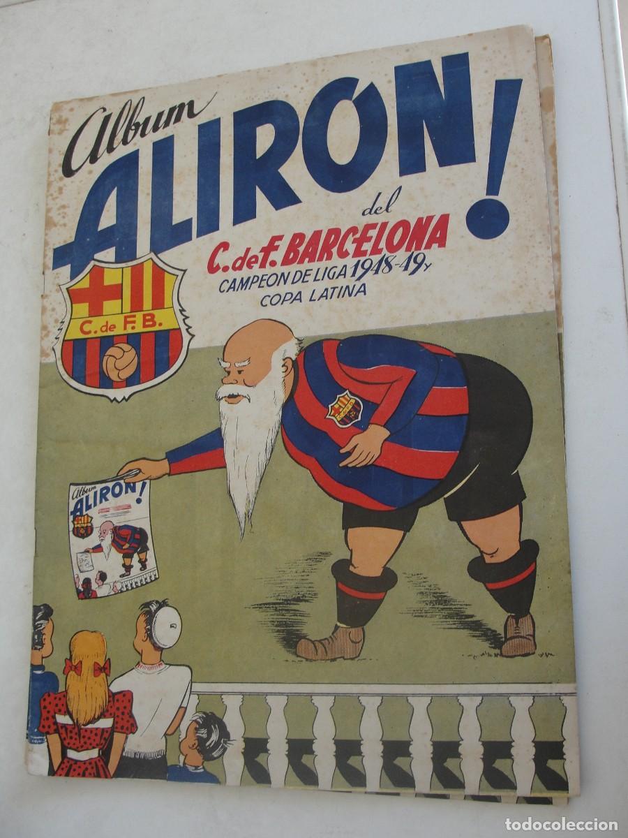 Collezionismo sportivo: ALBUM ALIRON DEL C F BARCELONA 1948 1949 COPA LATINA - NU&Ntilde;EZ - COMO NUEVO DE HOY STOCK LIBRERIA !!!