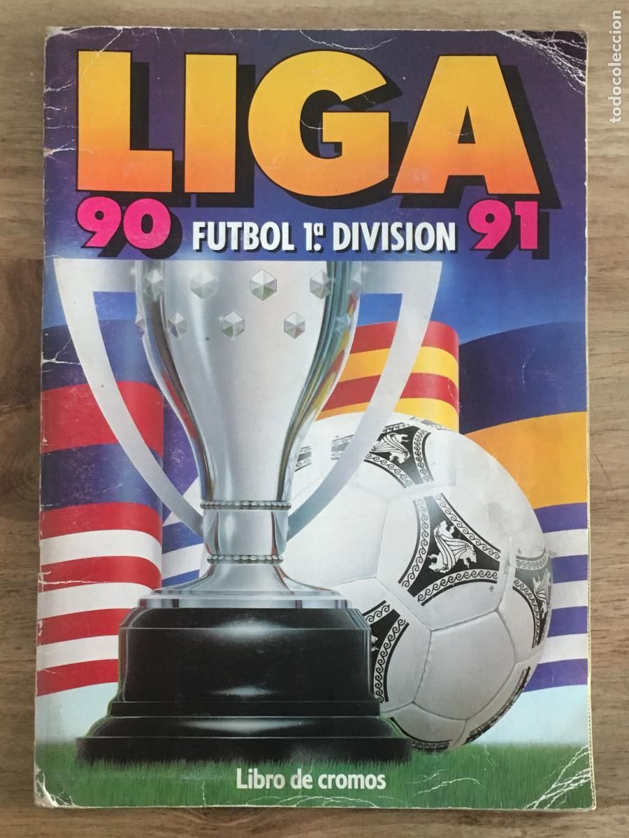 Sports collectibles: liga 90 91 1990 1991 ediciones este album de cromos incompleto