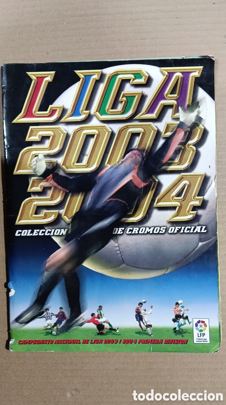 Coleccionismo deportivo: &Aacute;LBUM LIGA 2003 O4 ESTE DOBLES COLOCAS FALTAN FICHAJES