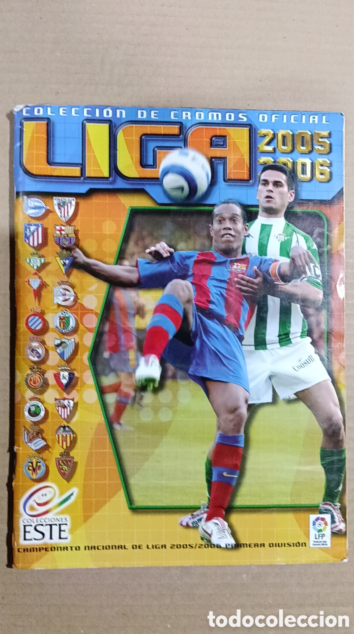 Coleccionismo deportivo: &Aacute;LBUM LIGA 2005 06 ESTE