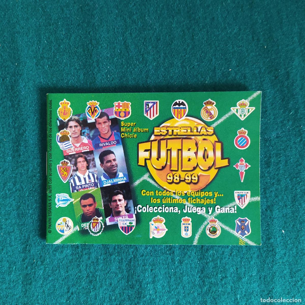 Sports collectibles: ALBUM CHICLE ESTRELLAS DEL FUTBOL 98-99
