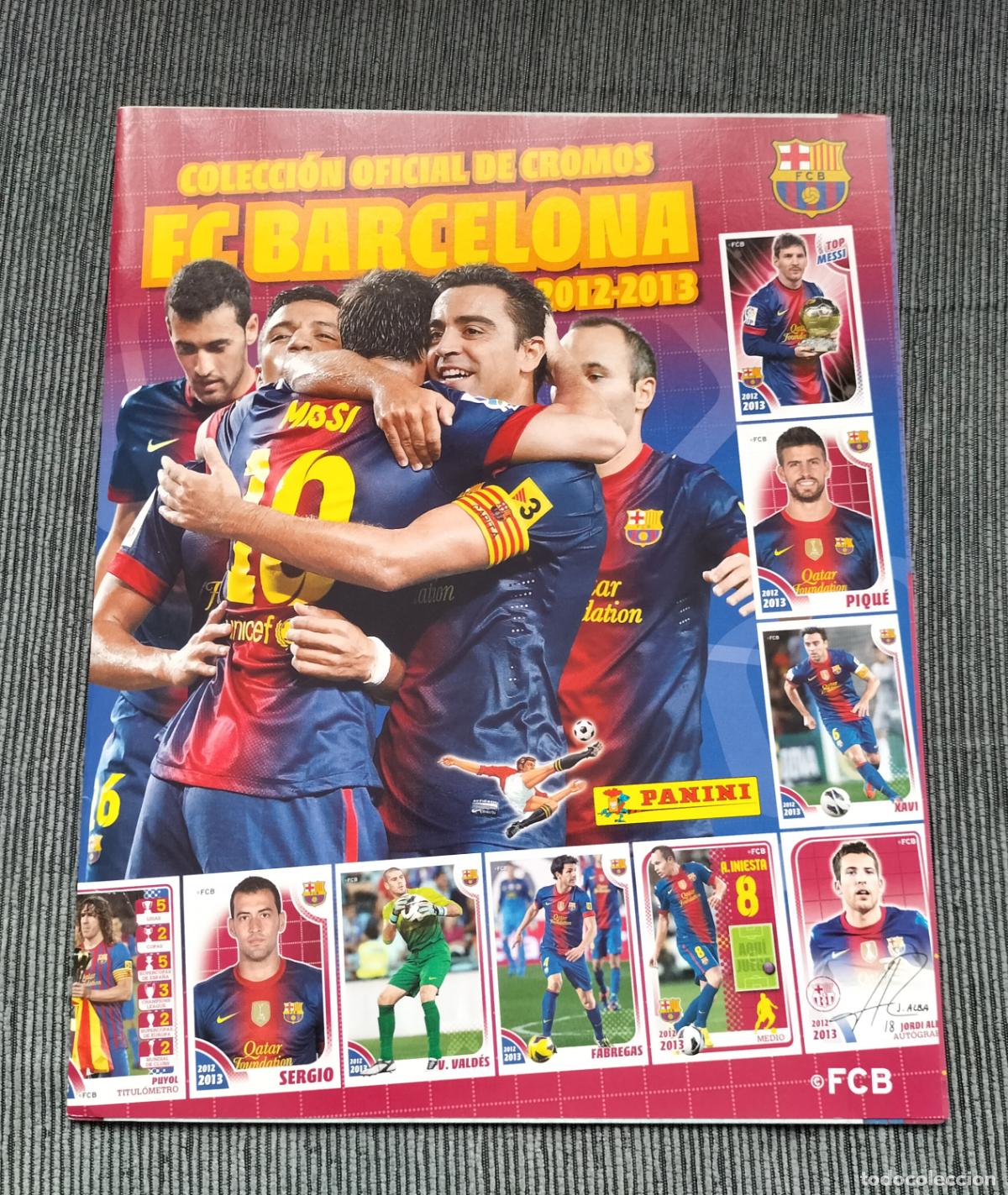 Coleccionismo deportivo: ALBUM DE CROMOS VACIO PLANCHA OFICIAL F.C. BARCELONA LIGA FUTBOL 2012 2013 12 13 PANINI