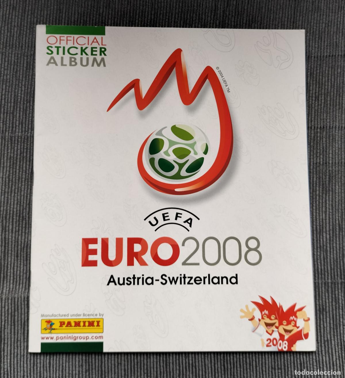 Coleccionismo deportivo: ALBUM VACIO CROMOS UEFA EURO2008 EURO 2008 EUROCOPA FUTBOL AUSTRIA SUIZA SWITZERLAND 08 PANINI