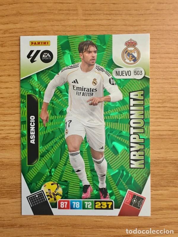 Coleccionismo deportivo: Asencio 503 Adrenalyn XL 25 26 Nuevo Kryptonita Real Madrid Actualizacion 2025 2026