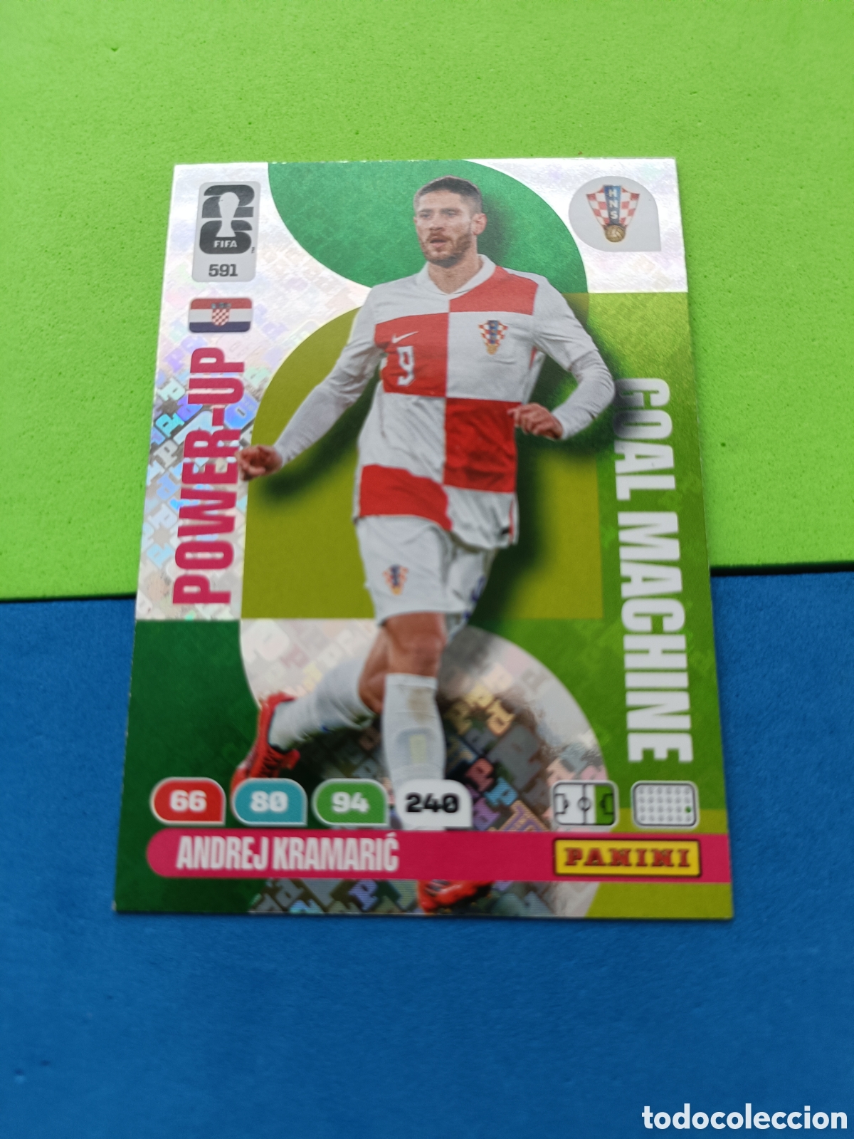 Coleccionismo deportivo: Adrenalyn XL Fifa World cup 2026 mundial - Power up Goal Machine 591 Kramaric