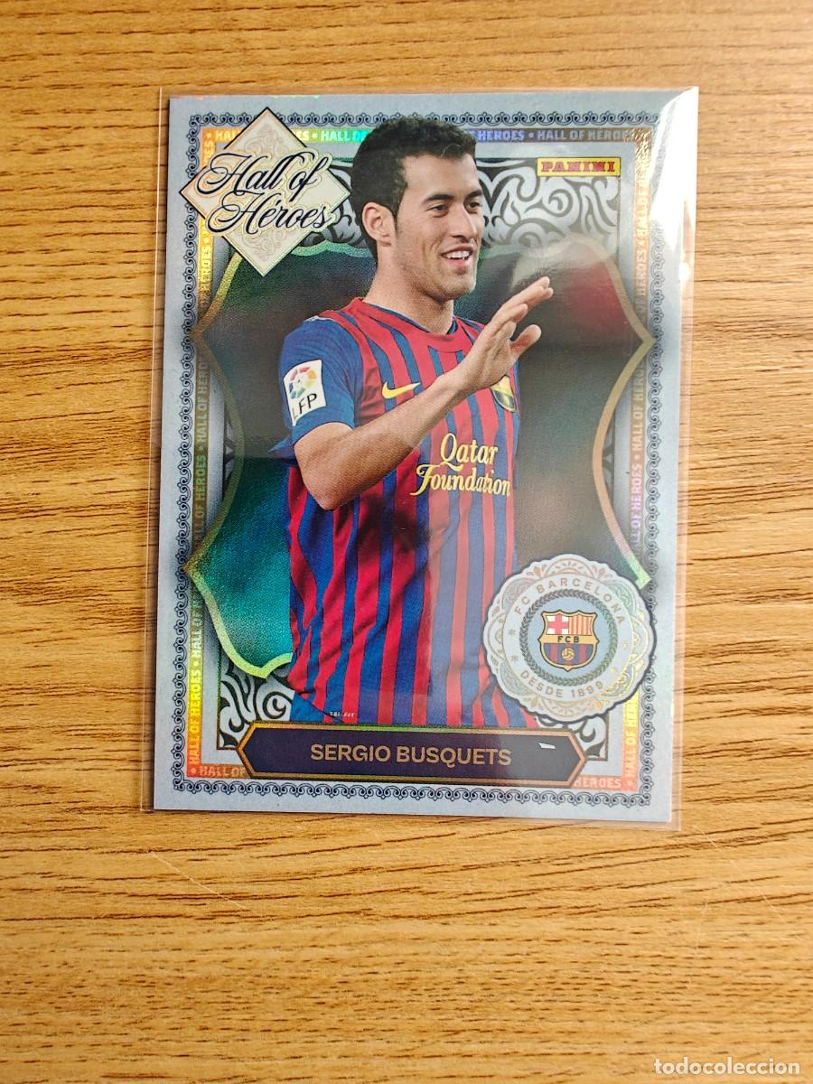 Coleccionismo deportivo: Sergio Busquets HH7 Panini Club Barcelona 25 26 Hall of Heroes 2025 2026