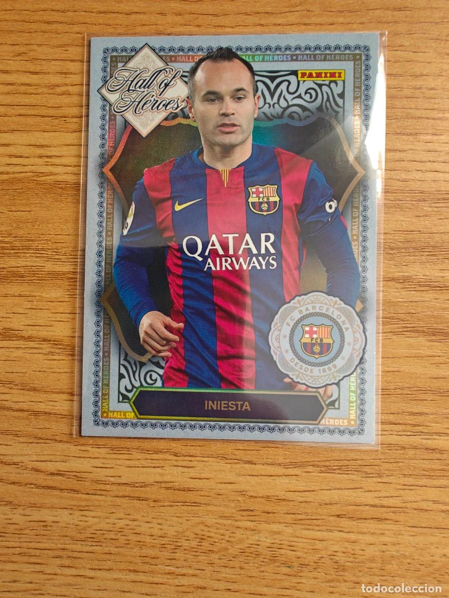 Coleccionismo deportivo: Iniesta HH8 Panini Club Barcelona 25 26 Hall of Heroes 2025 2026