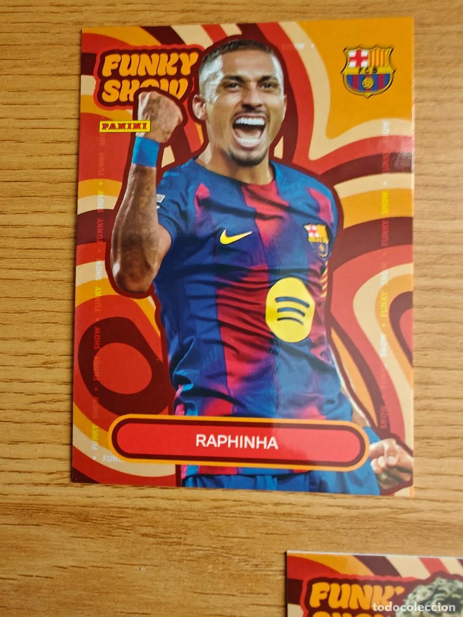 Coleccionismo deportivo: Raphinha 55 Panini Club Barcelona 25 26 Funky Show 2025 2026