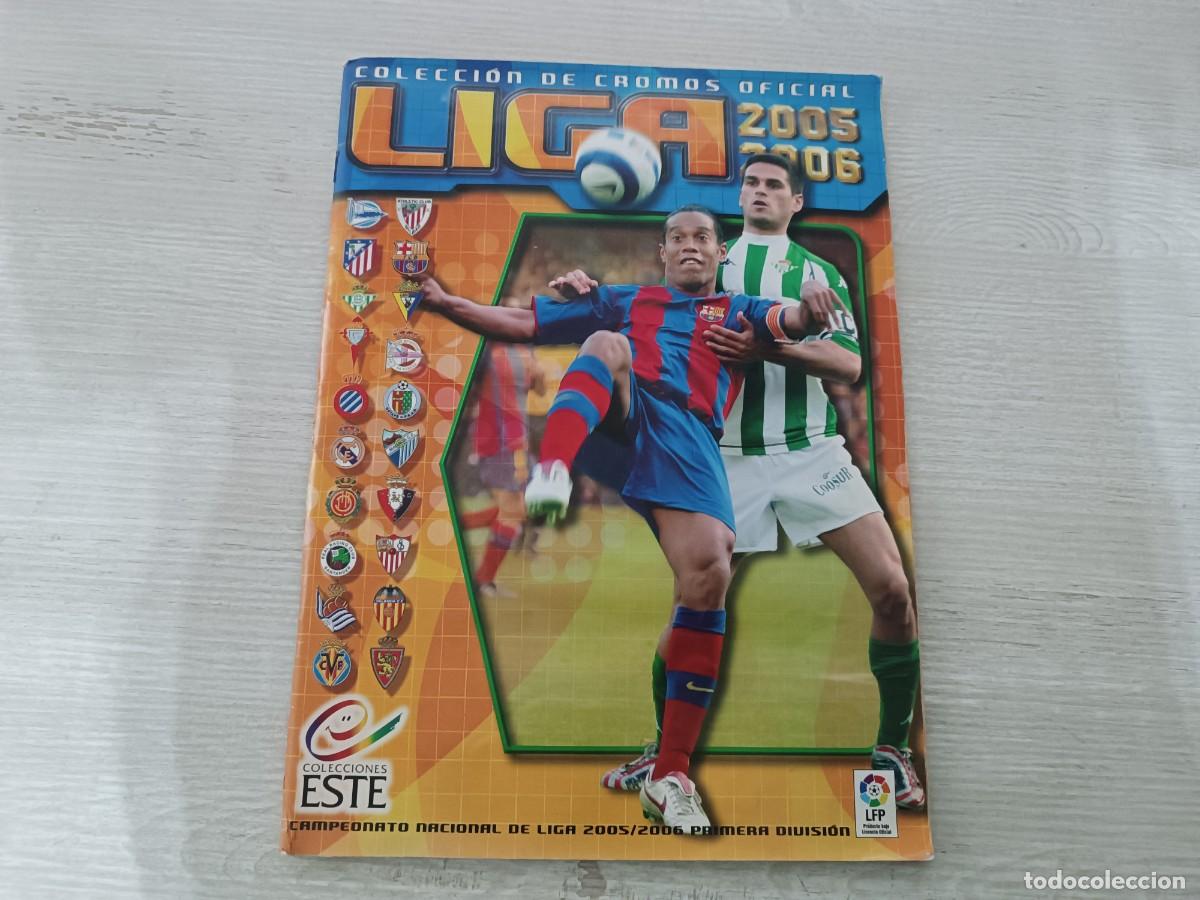 Collezionismo sportivo: ALBUM CASI COMPLETO LIGA ESTE 2005 2006 05 06