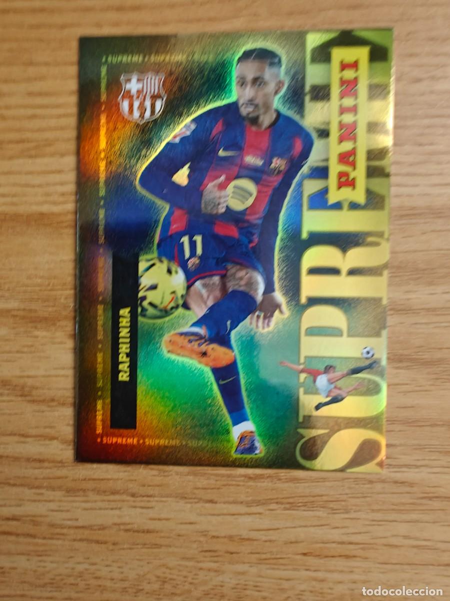 Coleccionismo deportivo: Raphinha Supreme Panini Club Barcelona 25 26 Insert 2025 2026