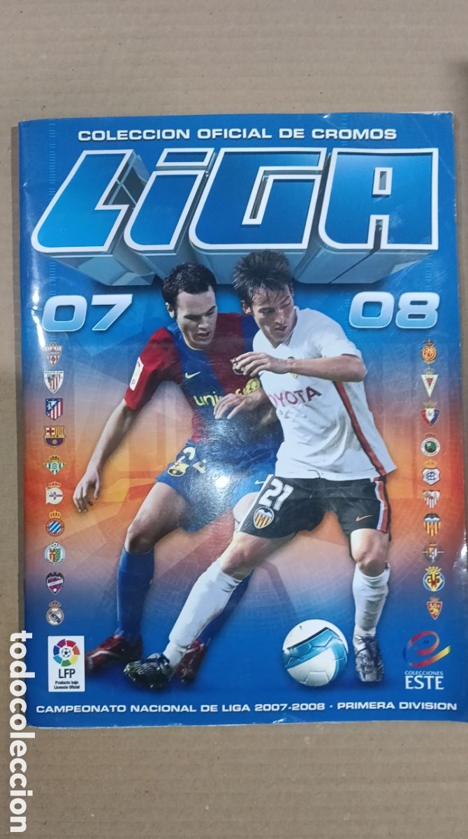 Coleccionismo deportivo: &Aacute;LBUM LIGA 2007 08 ESTE