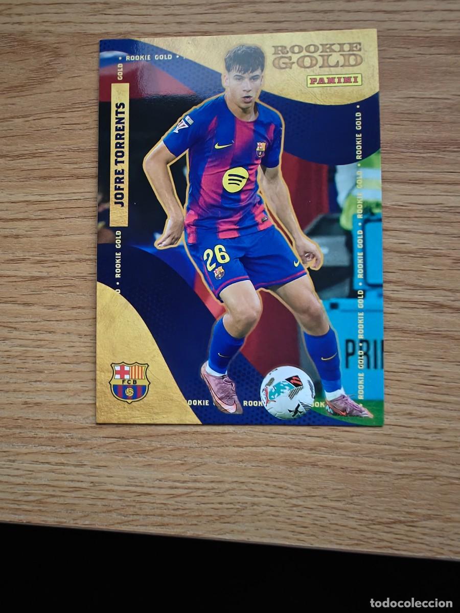 Coleccionismo deportivo: Jofre Torrents 57 Panini Club Barcelona 25 26 Rookie Gold 2025 2026