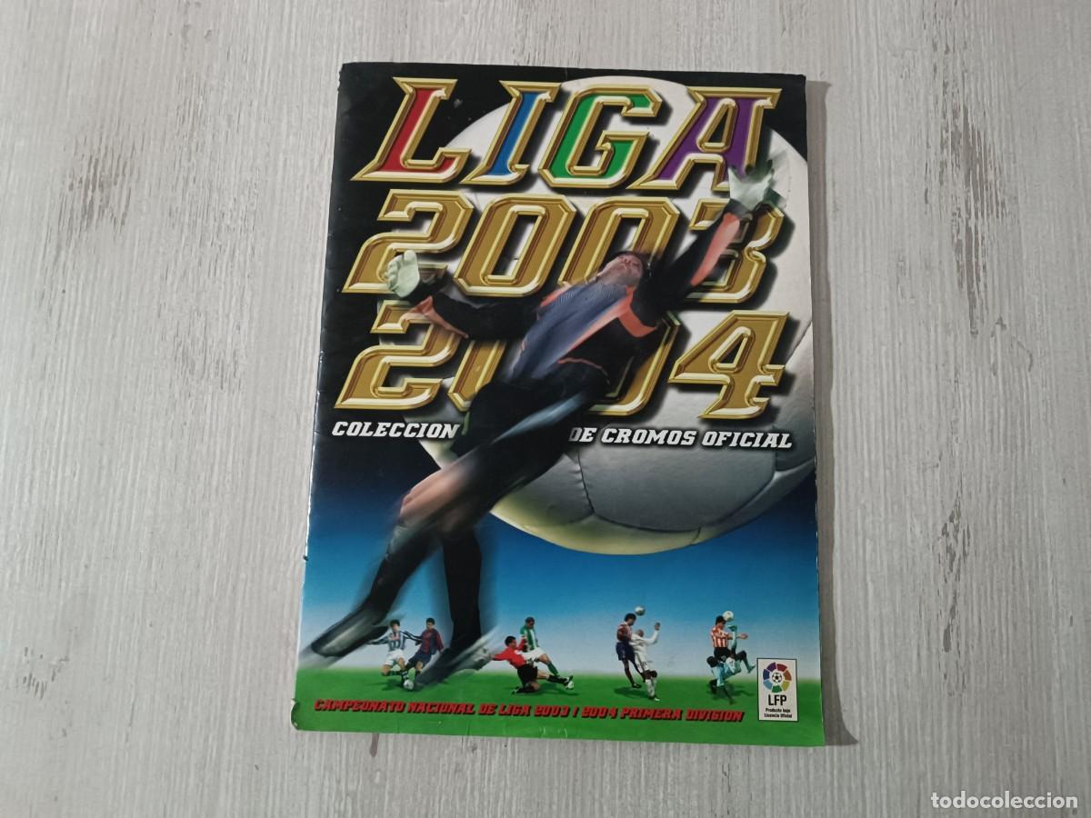 Sports collectibles: &Aacute;LBUM CASI COMPLETO LIGA ESTE 2003 2004 03 04