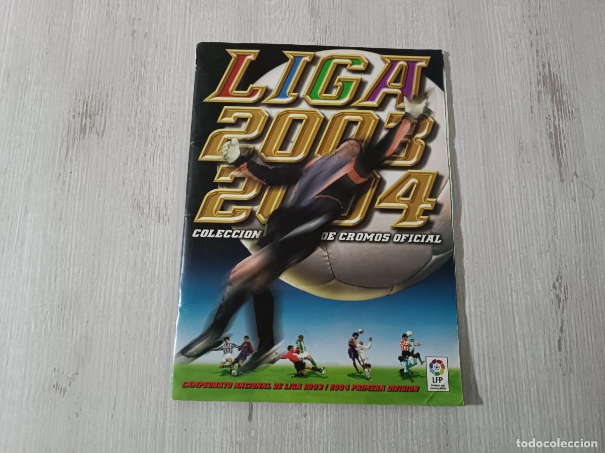 Sports collectibles: &Aacute;LBUM CASI COMPLETO LIGA ESTE 2003 2004 03 04