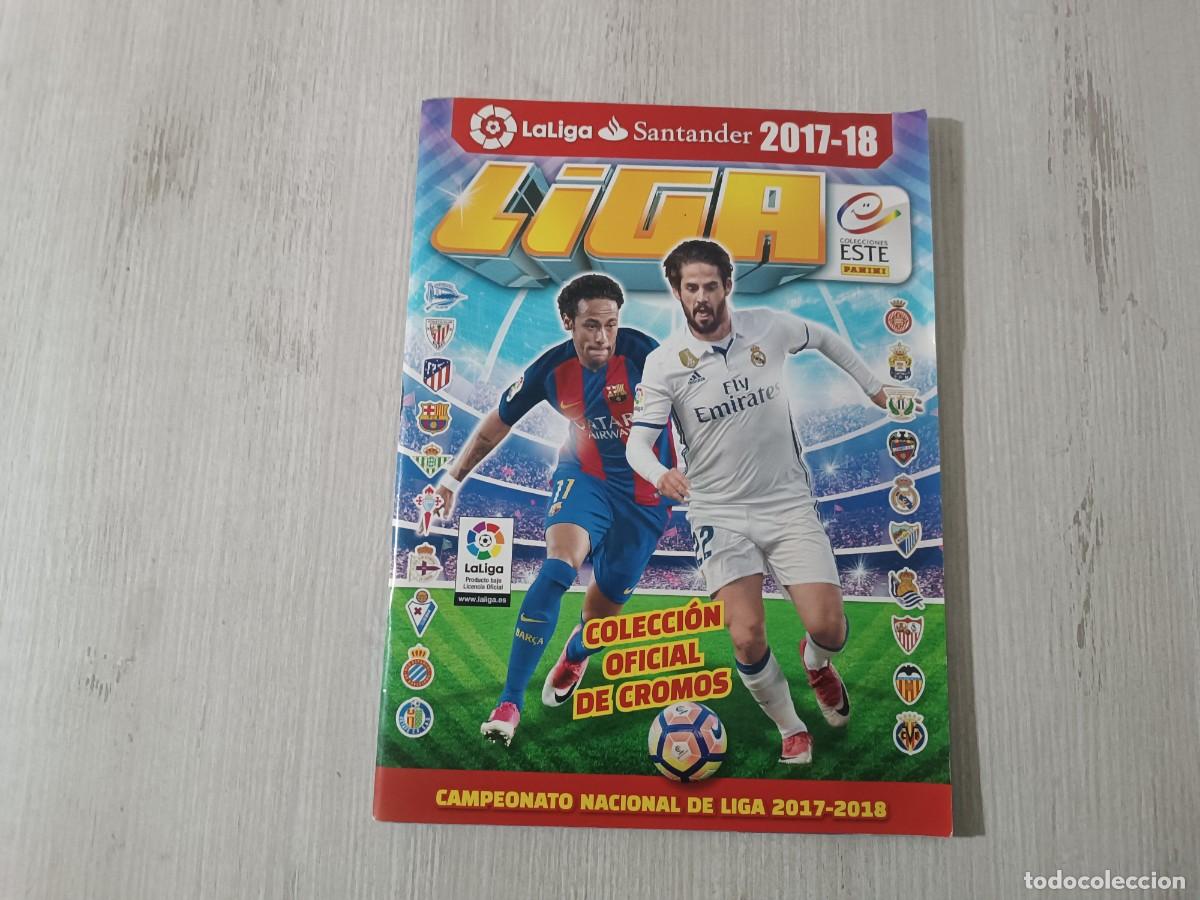 Sports collectibles: &Aacute;LBUM CASI COMPLETO LIGA ESTE 2017 2018 17 18