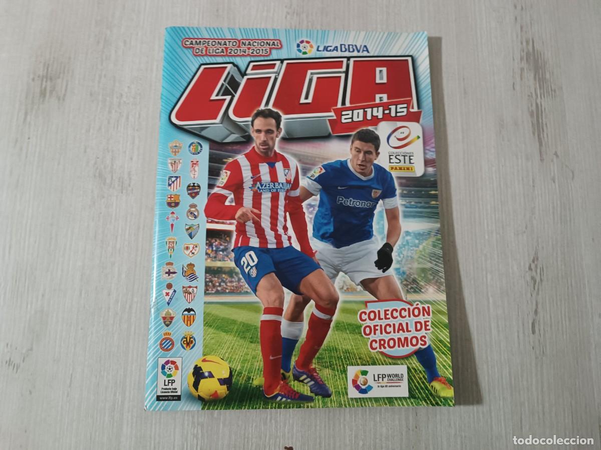 Coleccionismo deportivo: &Aacute;LBUM CASI COMPLETO LIGA ESTE 2014 2015 14 15