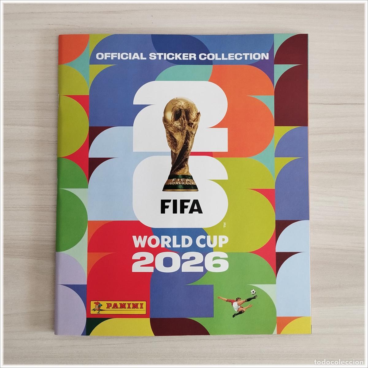 Coleccionismo deportivo: ALBUM VACIO SIN CROMOS COLECCI&Oacute;N FIFA WORLD CUP 2026 OFICIAL STICKER MUNDIAL F&Uacute;TBOL PANINI
