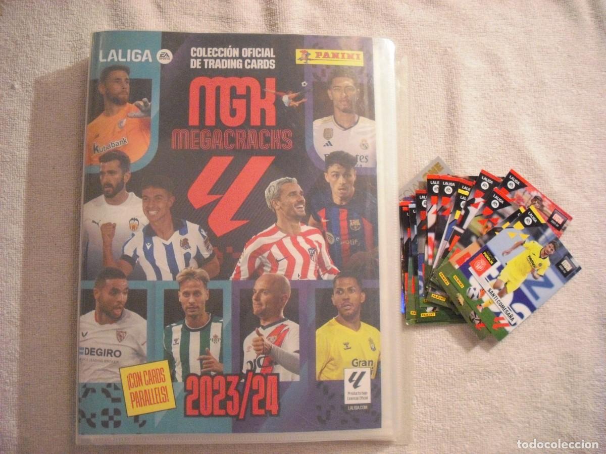 Sports collectibles: ALBUM TRADING CARS LIGA 2023/24 . MEGACRACKS , PANINI, CONTIENE 50 CARDS MAS 20 SUELTOS