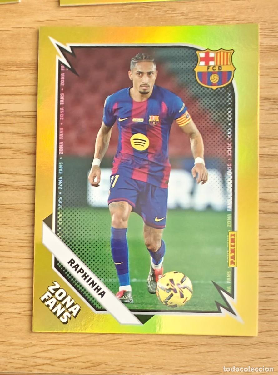 Coleccionismo deportivo: Raphinha K 45 Panini Club Barcelona 25 26 Zona Fans Paralela Dorada 2025 2026