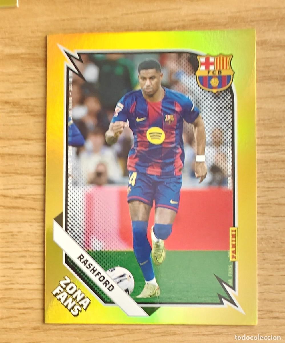 Coleccionismo deportivo: Rashford K 44 Panini Club Barcelona 25 26 Zona Fans Paralela Dorada 2025 2026