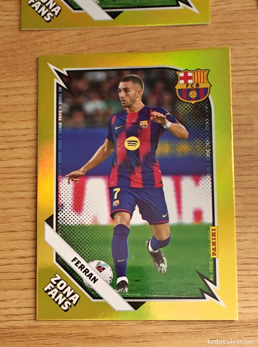 Coleccionismo deportivo: Ferran Torres K 42 Panini Club Barcelona 25 26 Zona Fans Paralela Dorada 2025 2026