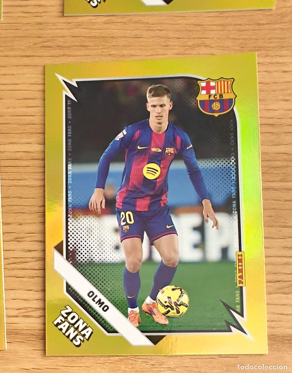 Coleccionismo deportivo: Olmo K 40 Panini Club Barcelona 25 26 Zona Fans Paralela Dorada 2025 2026