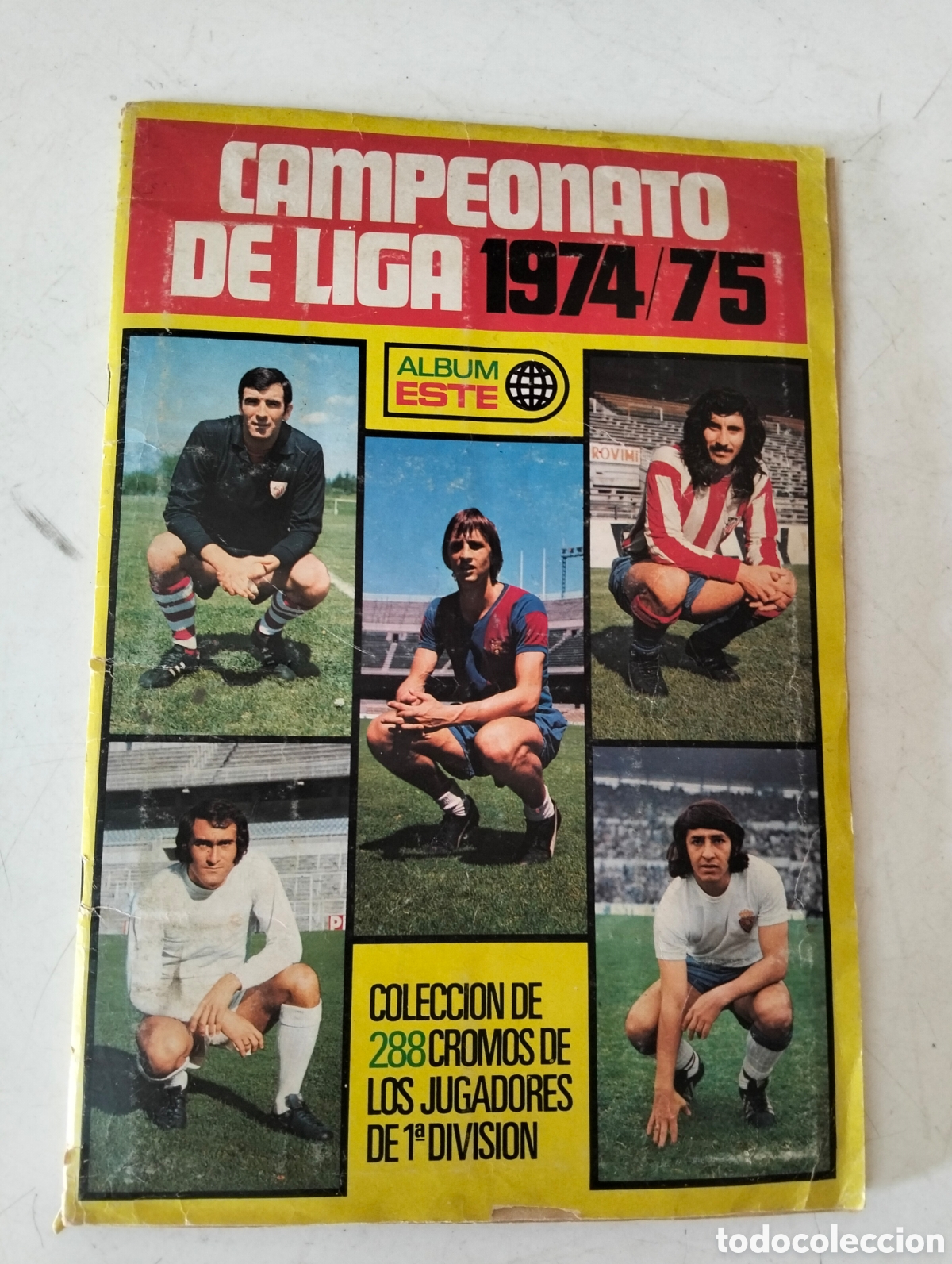 Coleccionismo deportivo: Album de f&uacute;tbol.campeonato de liga 1974-1975 ( este ) ver descripci&oacute;n