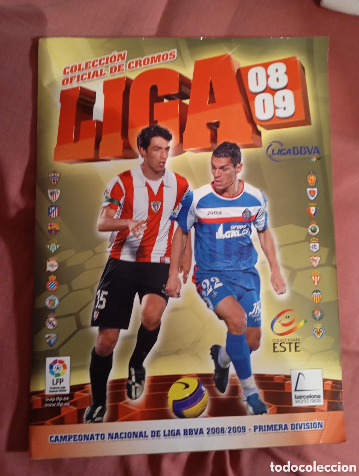 Coleccionismo deportivo: Album liga 08/09 530 cromos