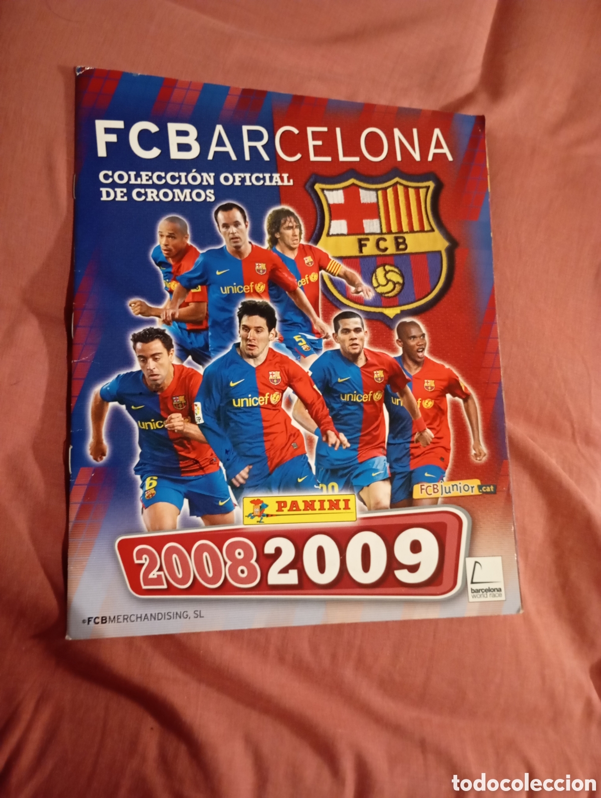 Coleccionismo deportivo: Album FC Barcelona 2008/09 Panini - 18 cromos