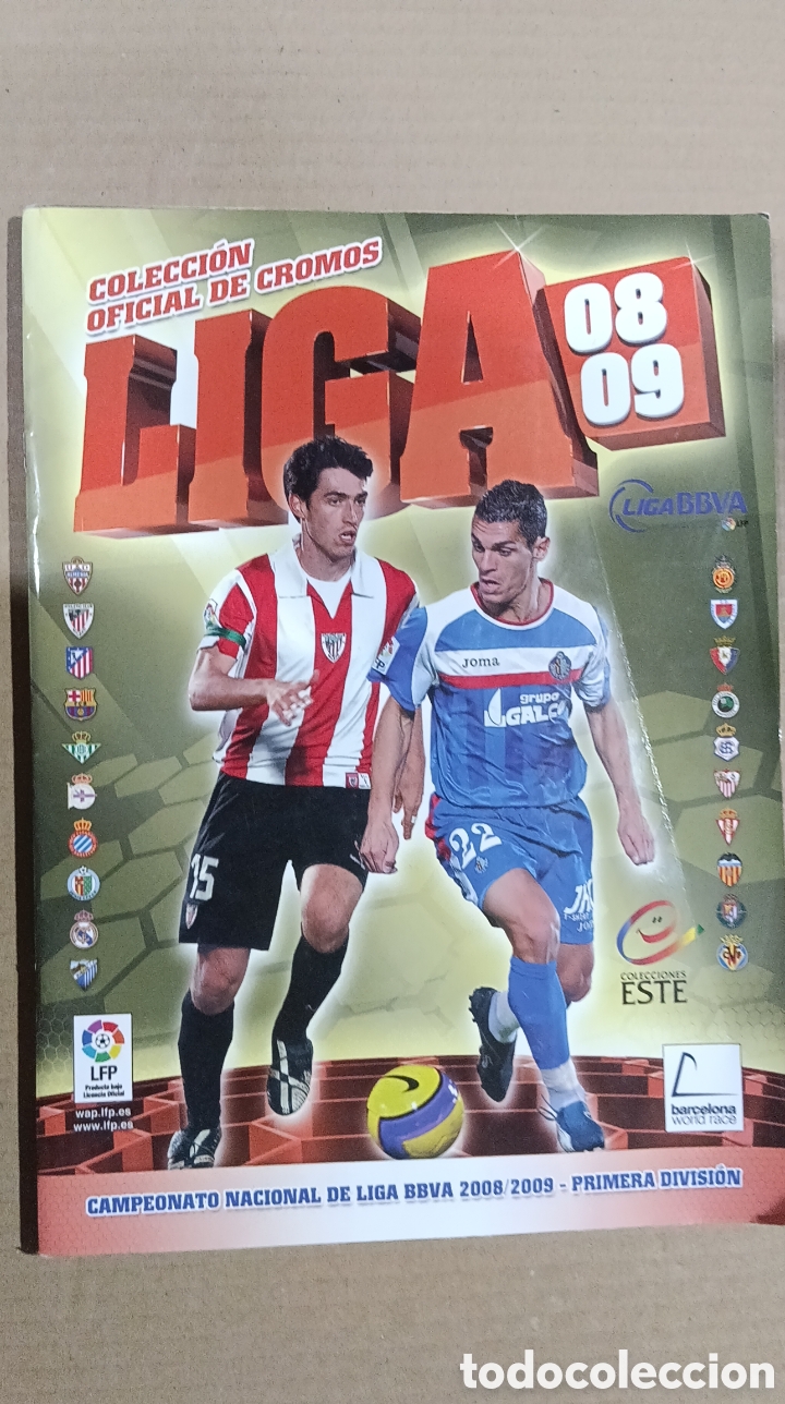 Coleccionismo deportivo: &Aacute;LBUM LIGA 2008 09 ESTE