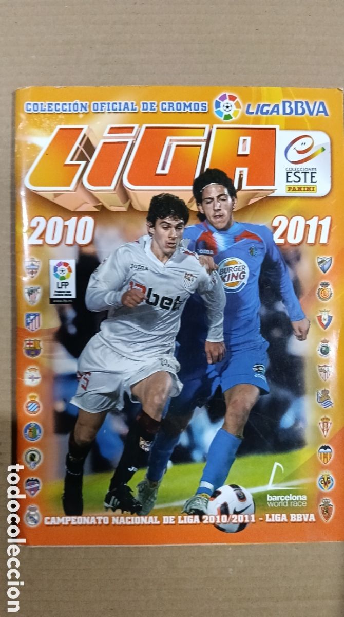 Coleccionismo deportivo: &Aacute;LBUM LIGA 2010 11 ESTE