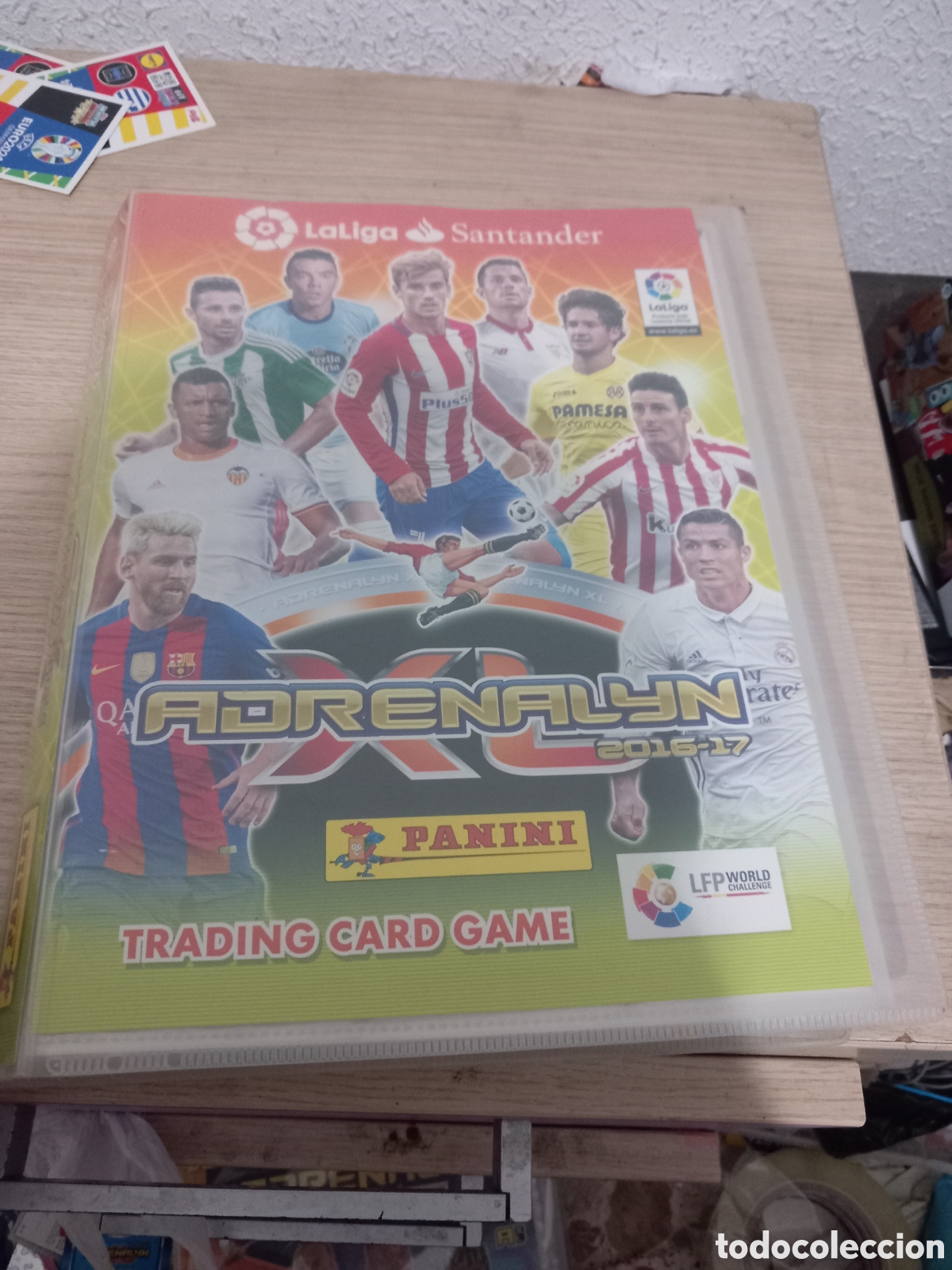 Coleccionismo deportivo: ADRENALYN 16/17 CON 255 CROMOS,,VER FOTOS